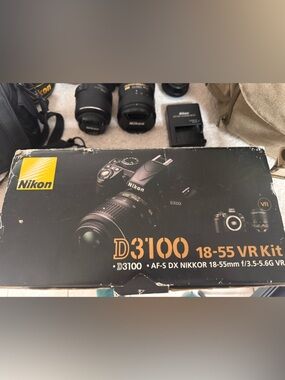 Nikon D3100 Digital Camera Kit/Sony Handy Cam Bundle